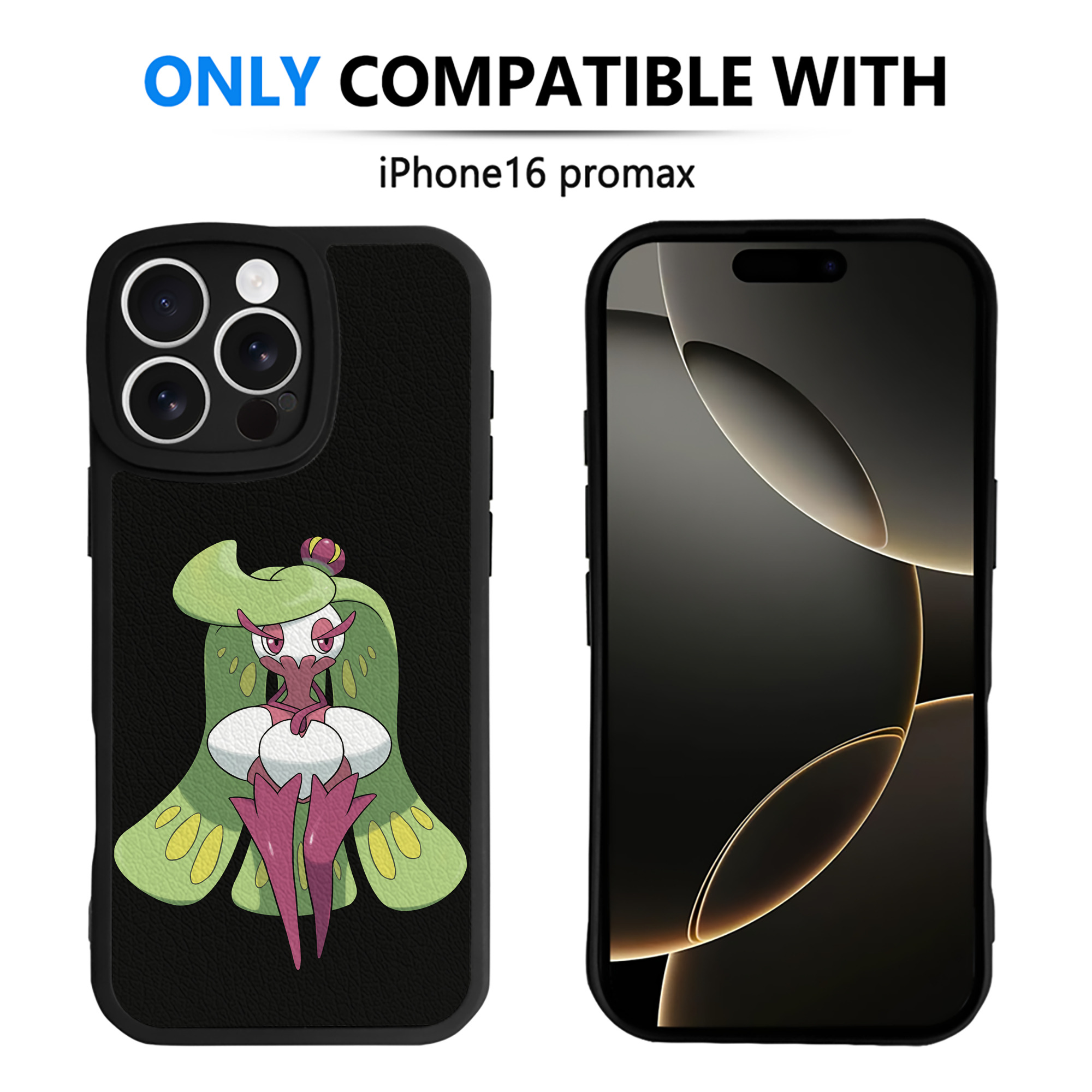 （画像用） ポケットモンスター Pokémon 【iPhone 16シリーズ対応】シリコンスマホケース（レザー調） 材質：シリコン